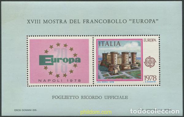 Timbres: 667448 MNH ITALIA 1978 EUROPA CEPT. ARQUITECTURA