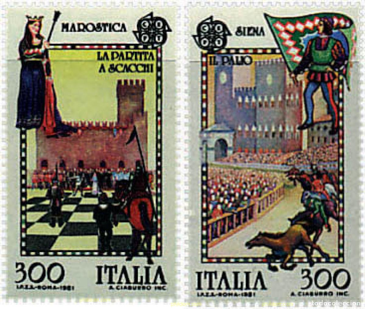 Sellos: 62455 MNH ITALIA 1981 EUROPA CEPT. FOLCLORE