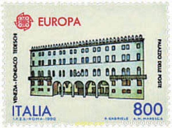 Sellos: 240048 MNH ITALIA 1990 EUROPA CEPT. OFICINAS POSTALES