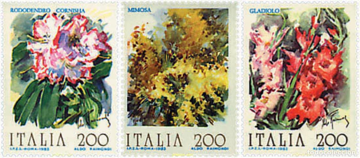 Sellos: 100003 MNH ITALIA 1983 FLORES DE ITALIA