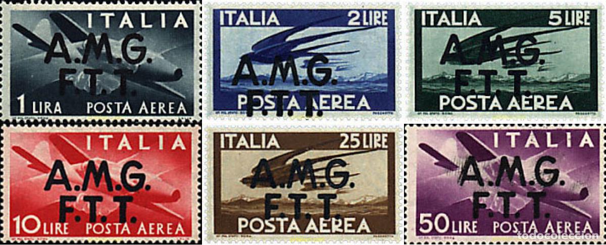 Sellos: 34637 MNH TRIESTE Zona A 1947 MOTIVOS VARIOS
