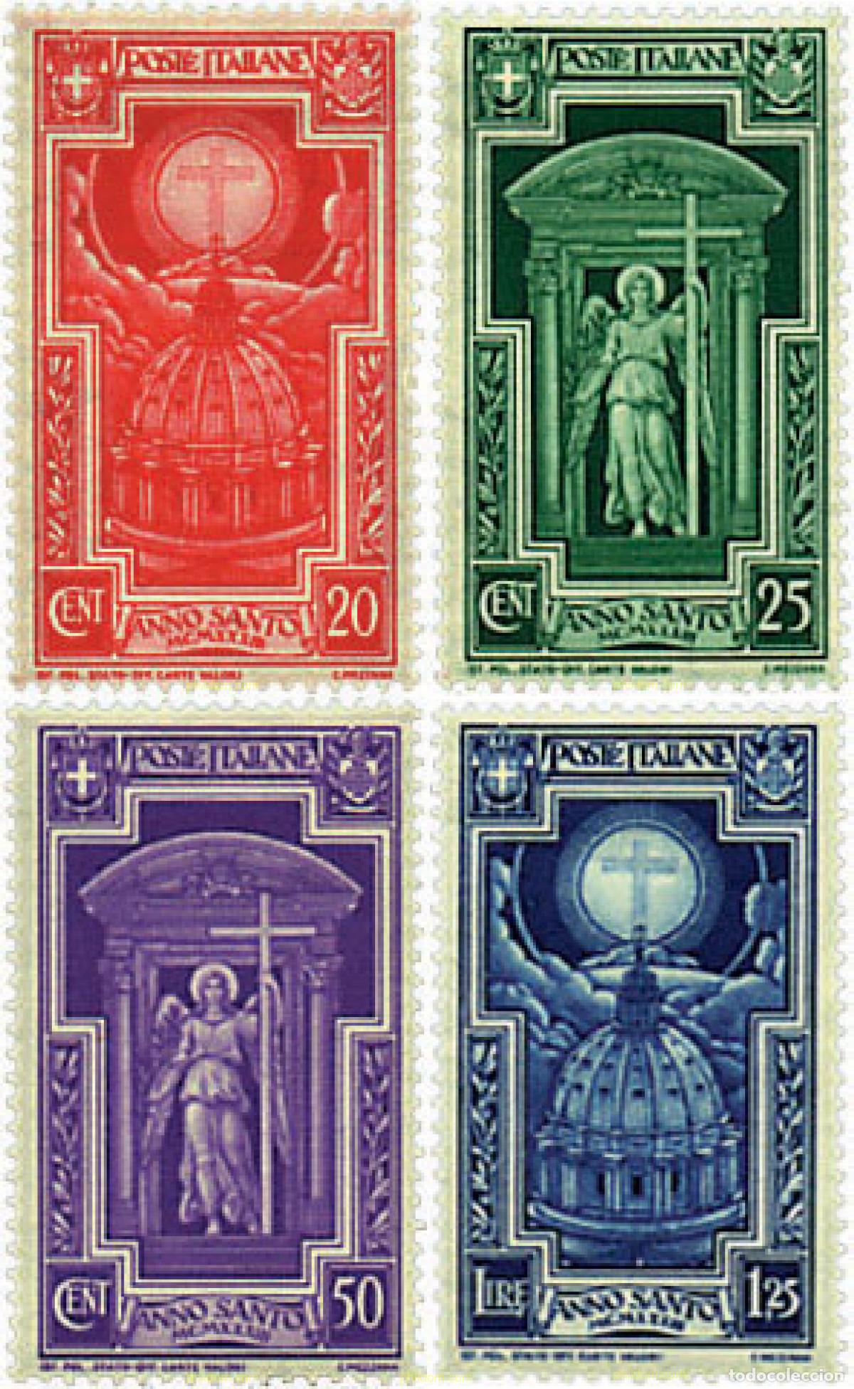 Sellos: 616177 HINGED ITALIA 1933 A&Ntilde;O SANTO