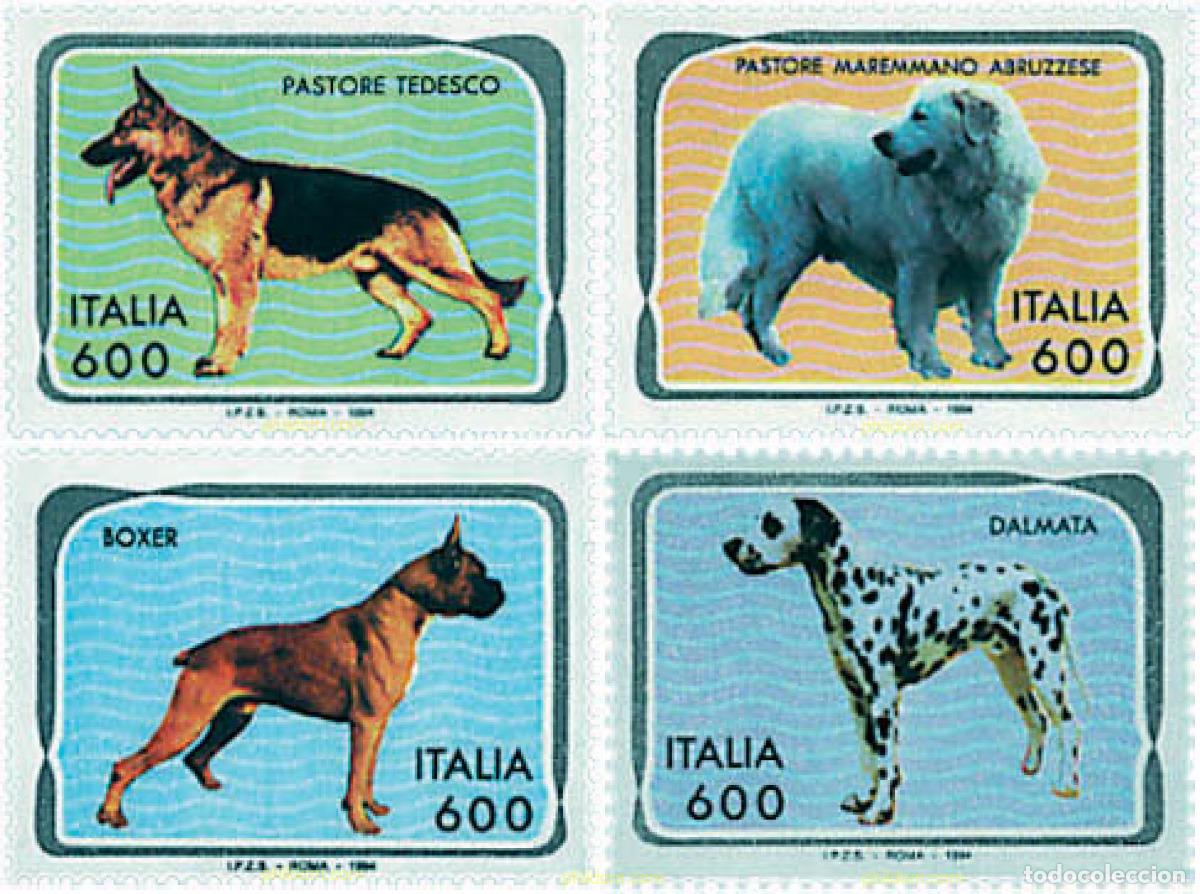 Sellos: 67094 MNH ITALIA 1994 PERROS DE RAZA