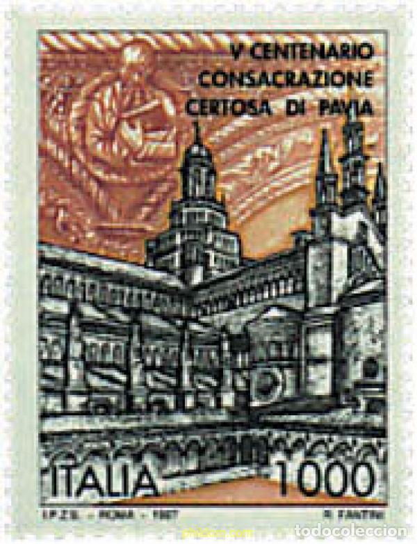 Sellos: 31219 MNH ITALIA 1997 500 ANIVERSARIO DE LA CONSAGRACION DE LA CARTUJA DE PAVIA