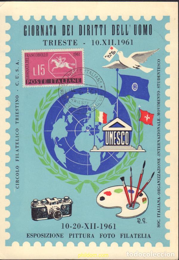 Sellos: 593797 MNH ITALIA 1961 DIA DEL SELLO