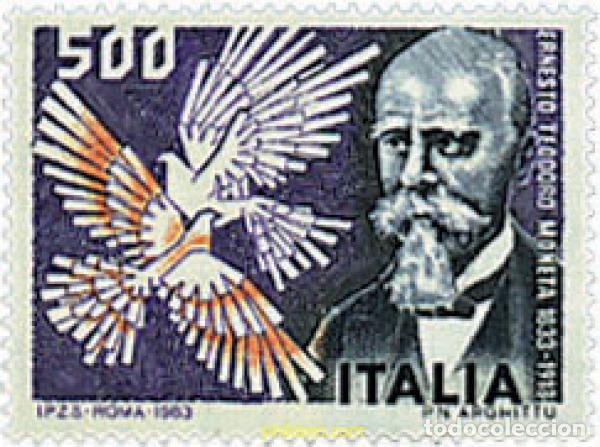 Sellos: 67047 MNH ITALIA 1983 150 ANIVERSARIO DEL NACIMIENTO DE ERNESTO TEODORO