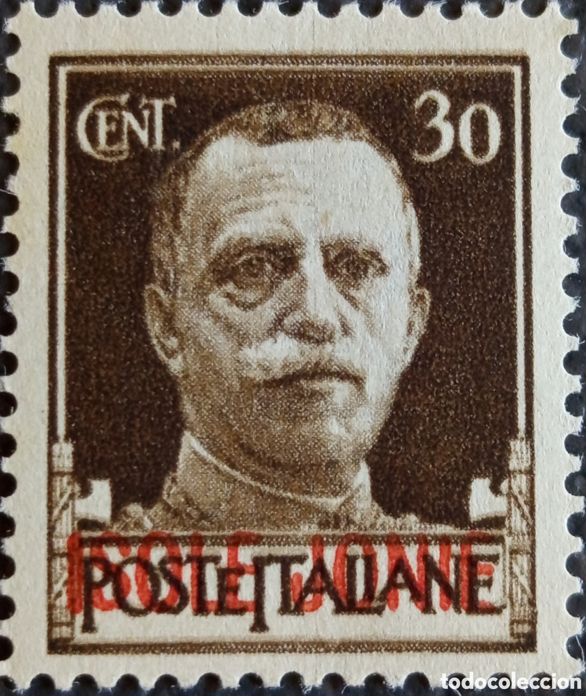 Selos: Italia 1941 Isole Jonie 30c Sopr Roja Scott N21 Sassone GE4 MNH