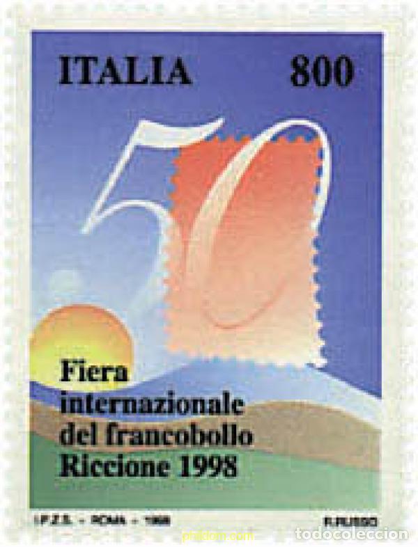 Sellos: 35263 MNH ITALIA 1998 FERIA INTERNACIONAL DEL SELLO A RICCIONE