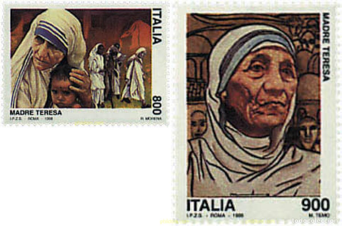 Sellos: 35264 MNH ITALIA 1998 HOMENAJE A LA MADRE TERESA DE CALCUTA