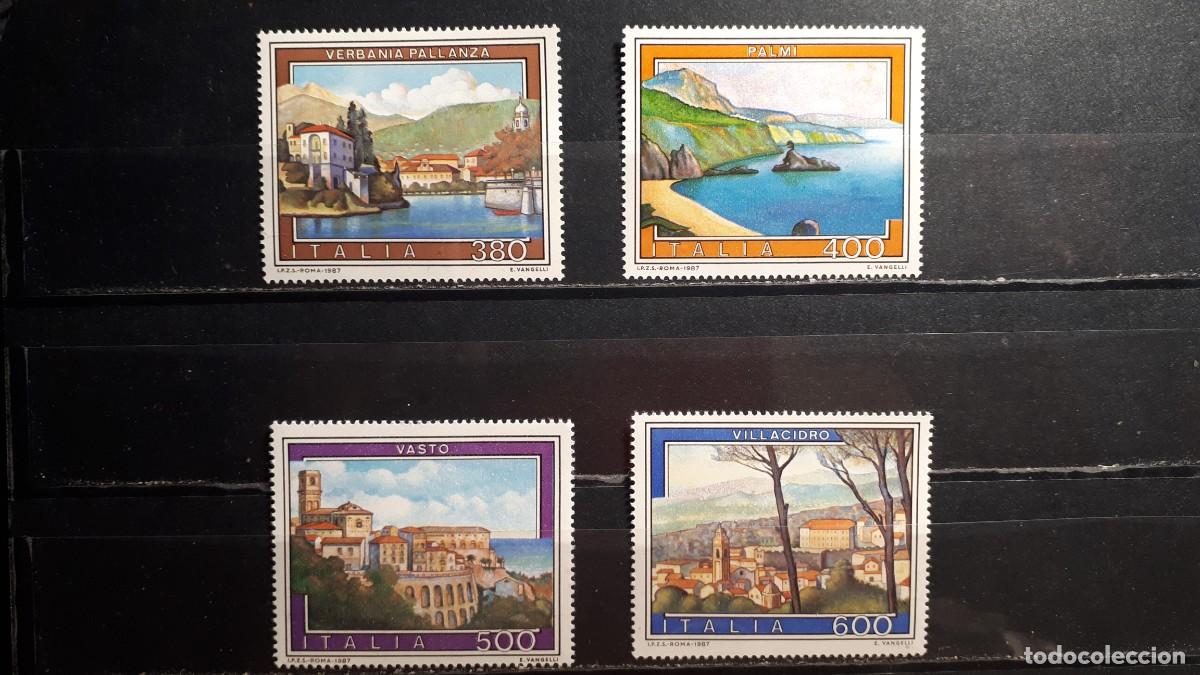 Sellos: ITALIA. A&Ntilde;O 1987. **. YVERT 1744/7