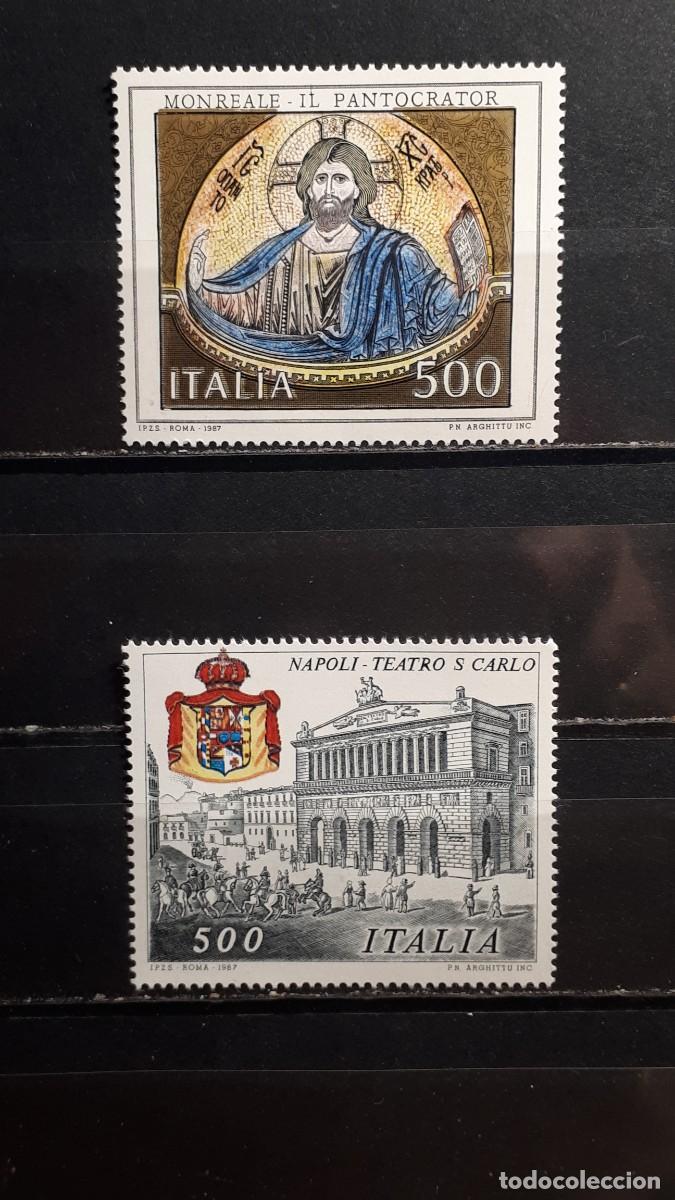 Sellos: ITALIA. A&Ntilde;O 1987. **. YVERT 1761/2