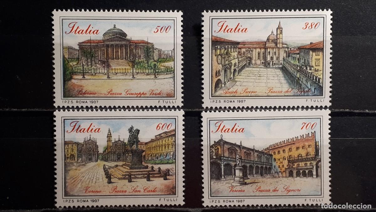Sellos: ITALIA. A&Ntilde;O 1987. **. YVERT 1754/7
