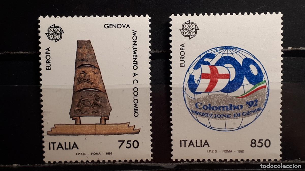 Sellos: ITALIA. A&Ntilde;O 1992. **. YVERT 1940/1