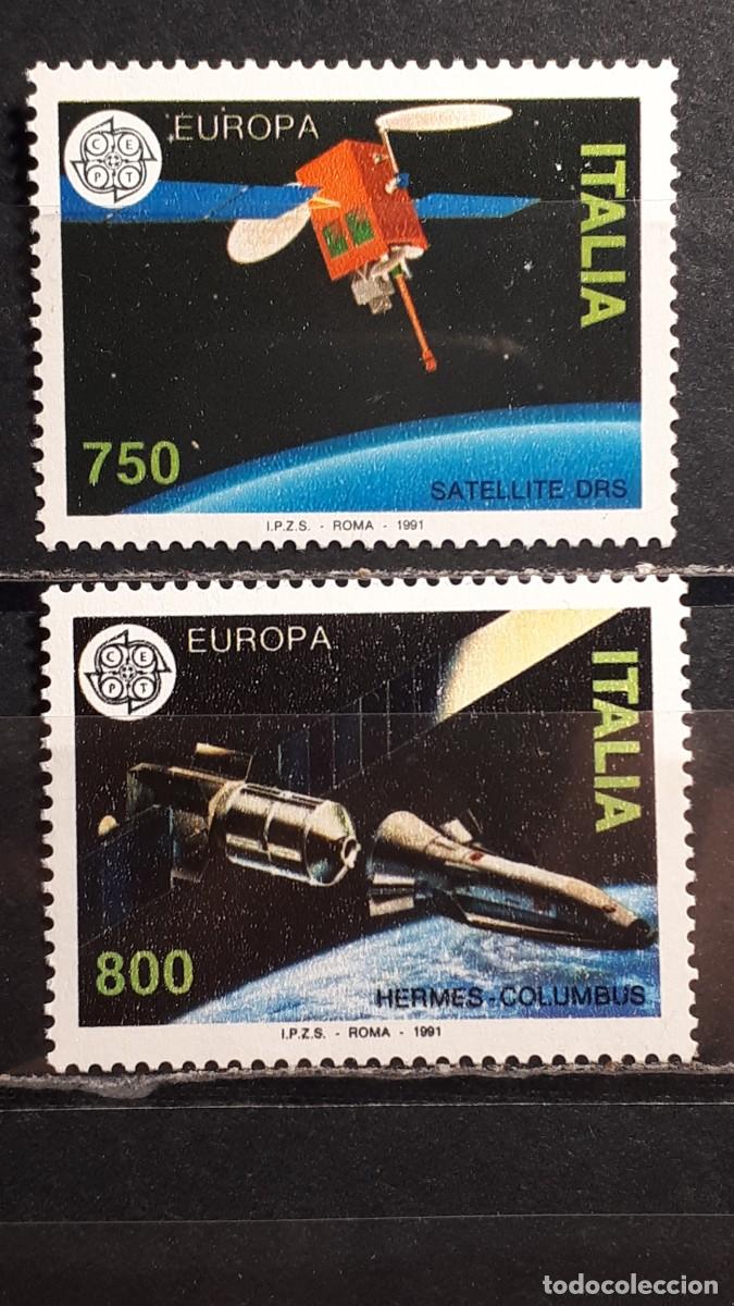 Sellos: ITALIA. A&Ntilde;O 1991. **. YVERT 1912/3