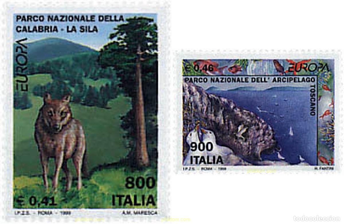 Sellos: 67124 MNH ITALIA 1999 EUROPA CEPT. RESERVAS Y PARQUES NATURALES