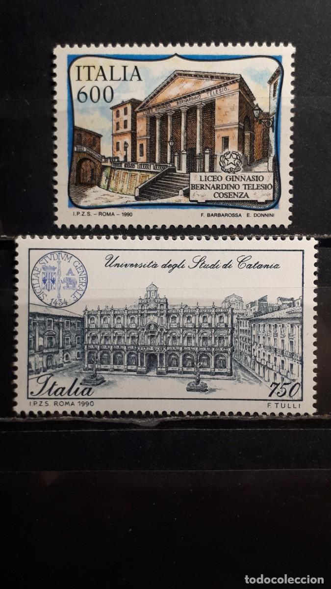 Sellos: ITALIA. A&Ntilde;O 1990. **. YVERT 1895/6
