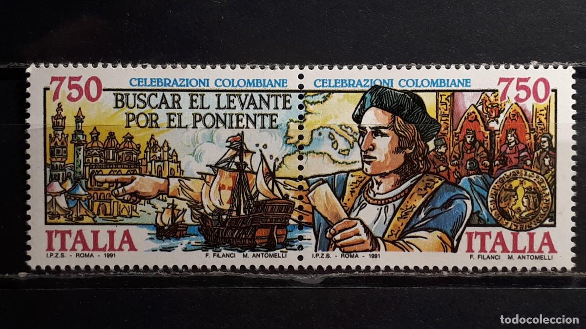 Sellos: ITALIA. A&Ntilde;O 1991. **. YVERT 1908/9