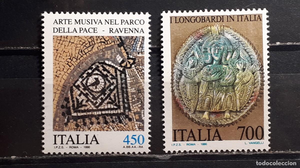 Stamps: ITALIA. A&Ntilde;O 1990. **. YVERT 1886/7