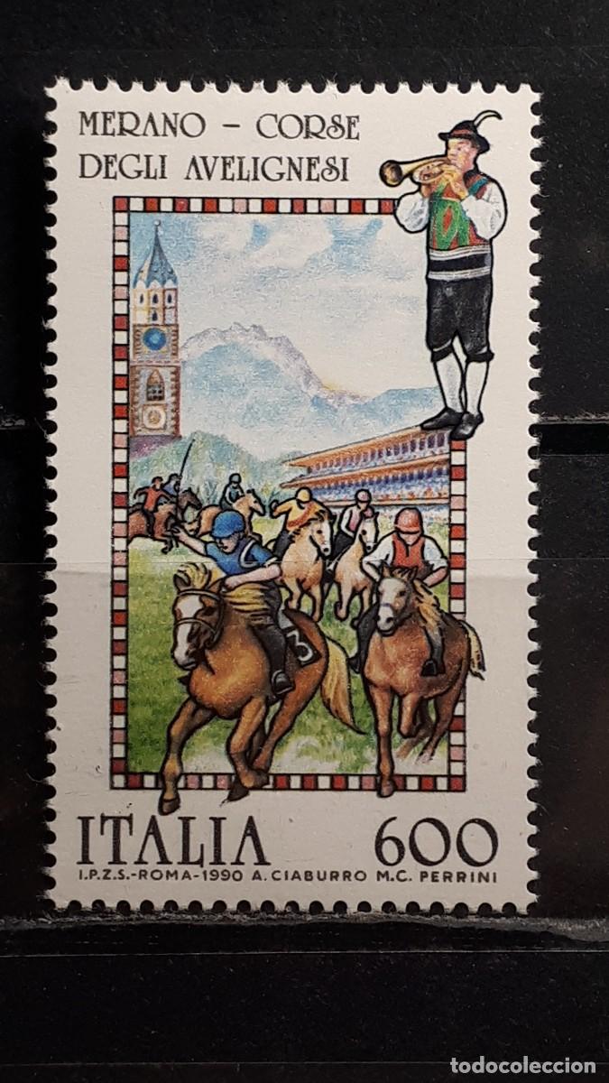Sellos: ITALIA. A&Ntilde;O 1990. **. YVERT 1877