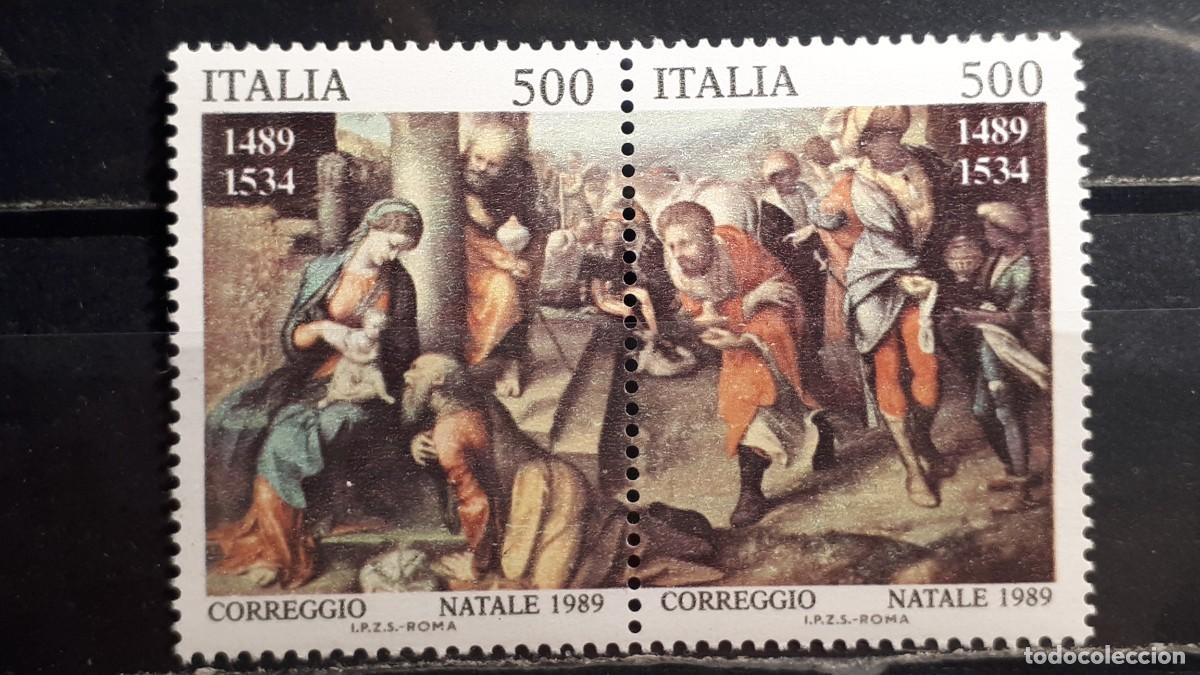 Sellos: ITALIA. A&Ntilde;O 1989. **. YVERT 1831/2