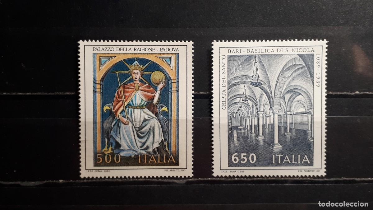 Sellos: ITALIA. A&Ntilde;O 1989. **. YVERT 1805/6