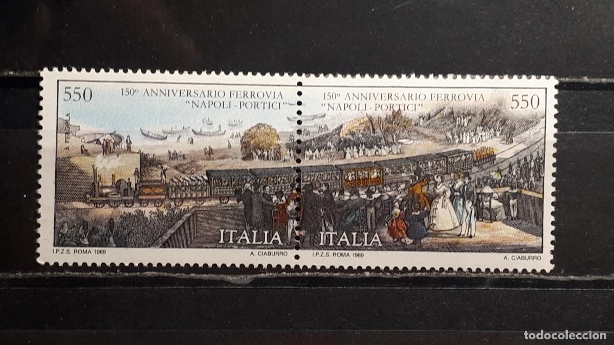 Sellos: ITALIA. A&Ntilde;O 1989. **. YVERT 1827/8