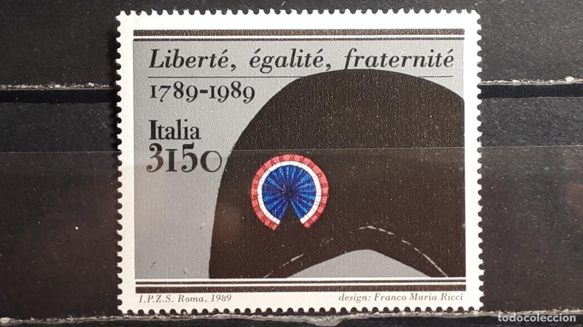 Sellos: ITALIA. A&Ntilde;O 1989. **. YVERT 1824
