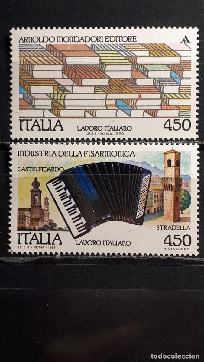 Sellos: ITALIA. A&Ntilde;O 1989. **. YVERT 1829/30