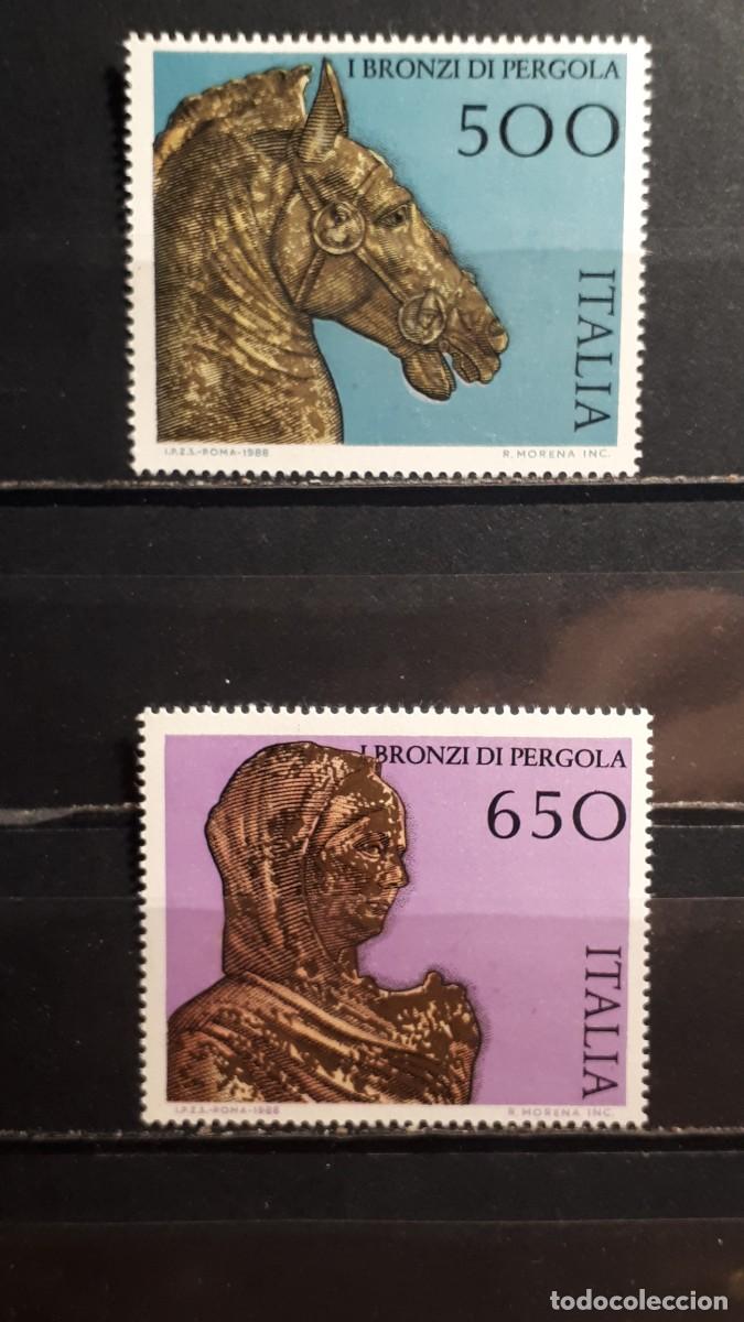 Sellos: ITALIA. A&Ntilde;O 1988. **. YVERT 1784/5