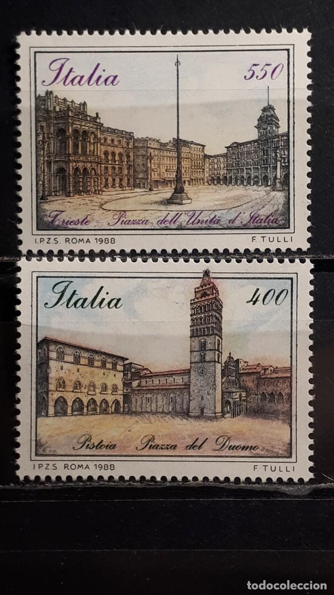 Sellos: ITALIA. A&Ntilde;O 1988. **. YVERT 1787/8