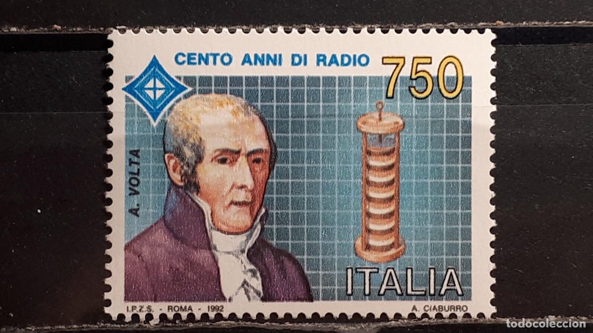 Sellos: ITALIA. A&Ntilde;O 1992 **. YVERT 1937
