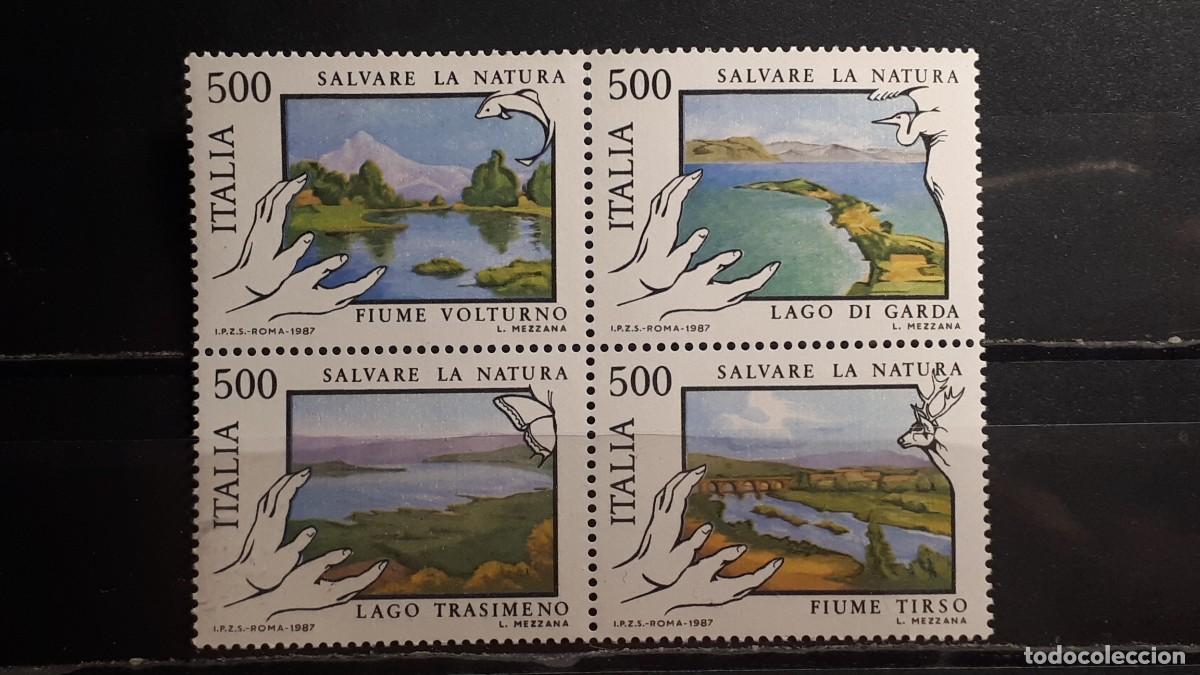 Sellos: ITALIA. A&Ntilde;O 1987. **. YVERT 1437/40