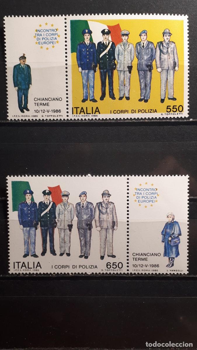 Sellos: ITALIA. A&Ntilde;O 1986. **. YVERT 1705/6