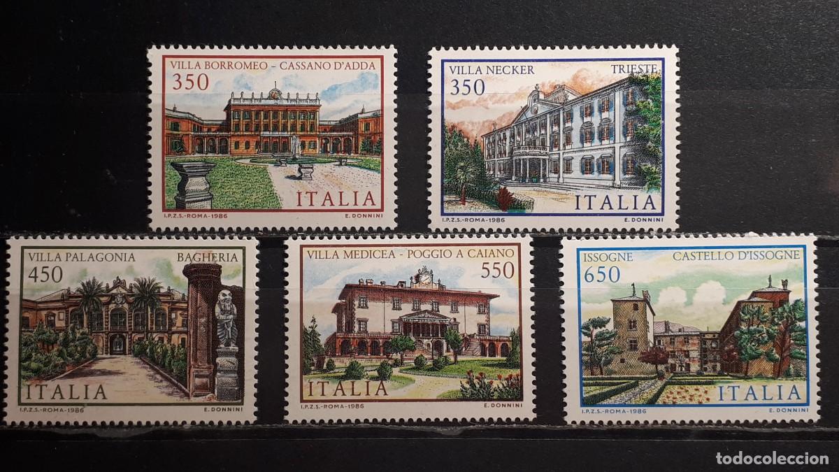 Sellos: ITALIA. A&Ntilde;O 1986. **. YVERT 1722/6