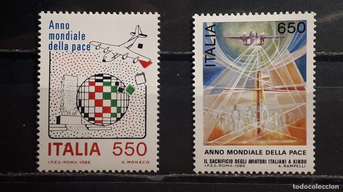 Sellos: ITALIA. A&Ntilde;O 1986. **. YVERT 1730/1
