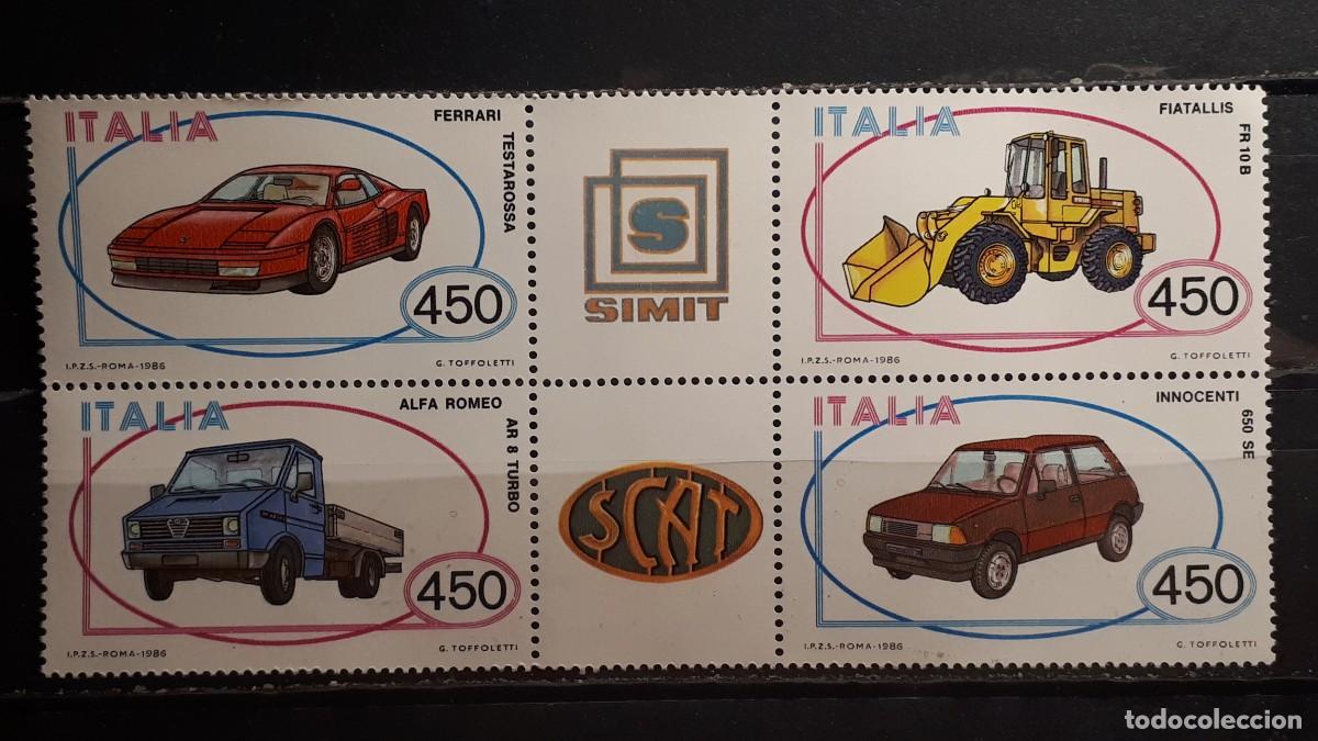 Sellos: ITALIA. A&Ntilde;O 1986. **. YVERT 1712/5