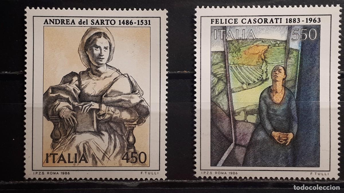 Sellos: ITALIA. A&Ntilde;O 1986. **. YVERT 1728/9