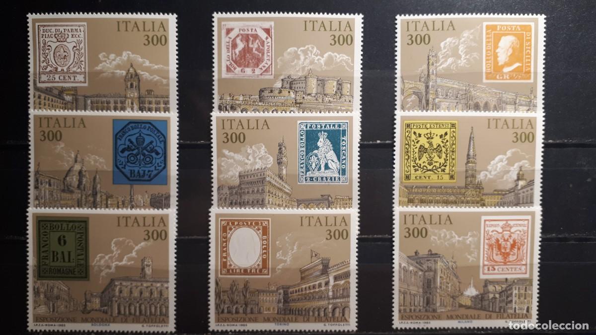 Sellos: ITALIA. A&Ntilde;O 1985. **. YVERT 1677/85