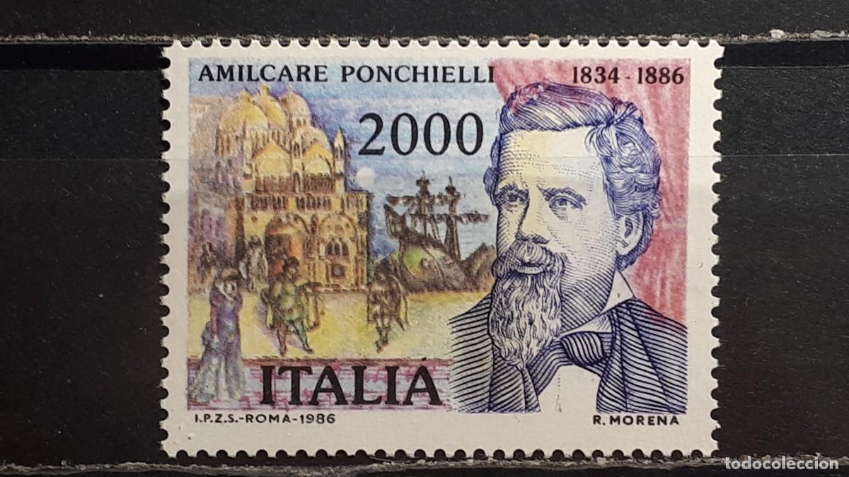 Sellos: ITALIA. A&Ntilde;O 1986. **. YVERT 1693