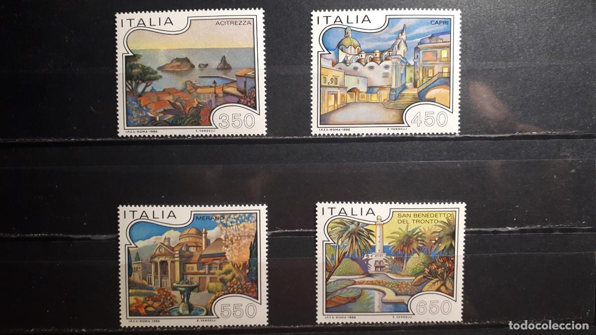 Sellos: ITALIA. A&Ntilde;O 1986. **. YVERT 1696/9