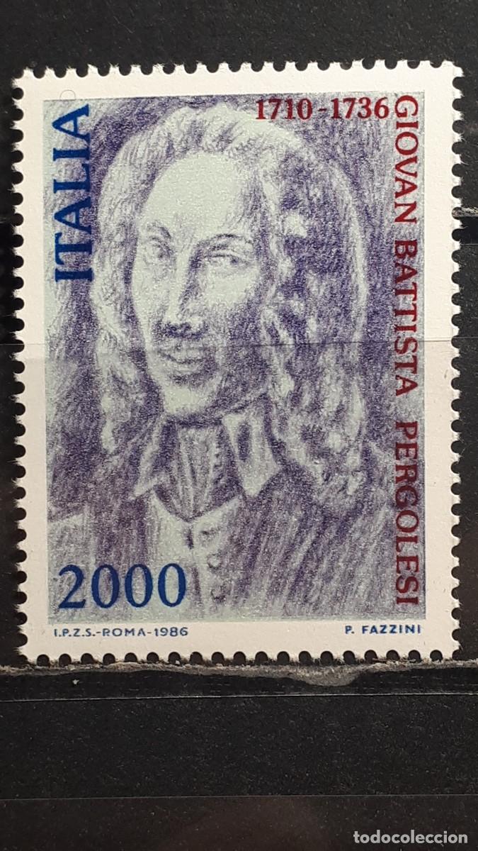 Sellos: ITALIA. A&Ntilde;O 1986. **. YVERT 1695