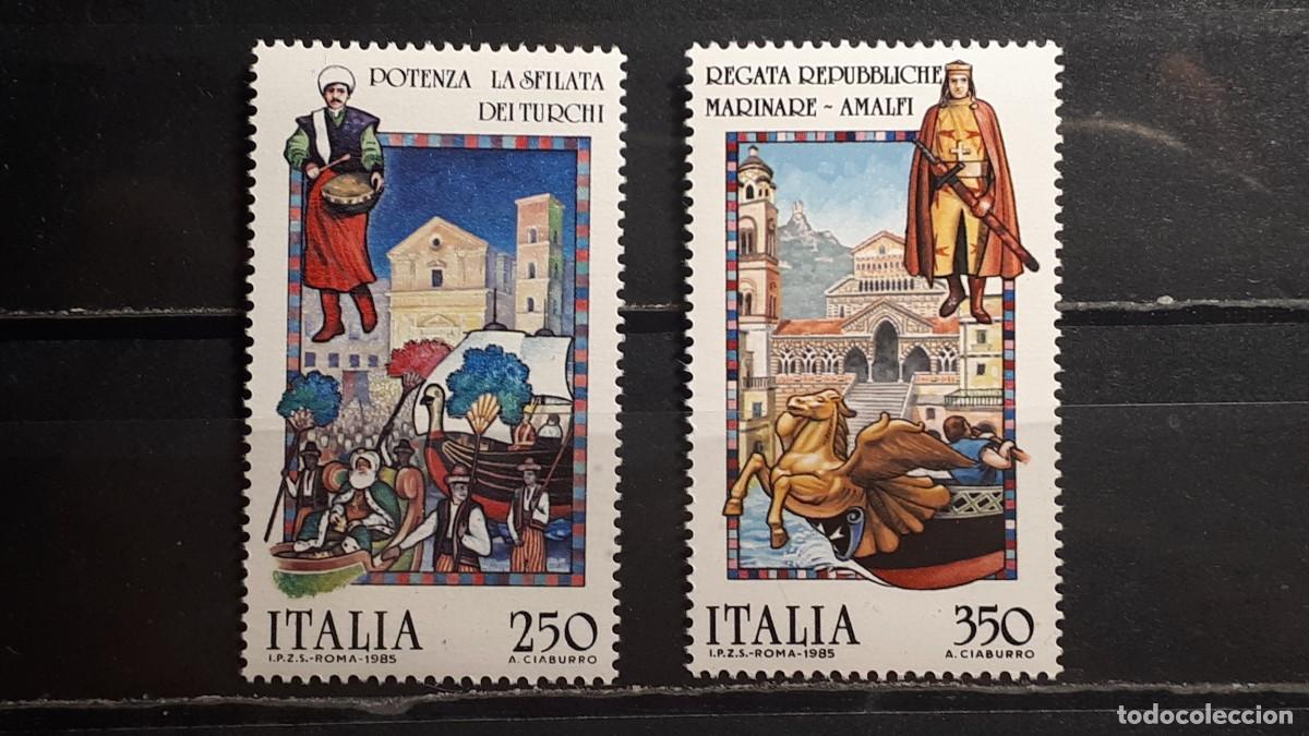 Sellos: ITALIA. A&Ntilde;O 1985. **. YVERT 1652/3