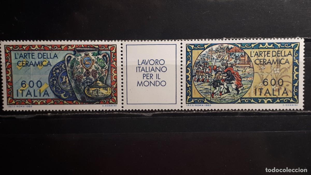 Sellos: ITALIA. A&Ntilde;O 1985. **. YVERT 1642/3