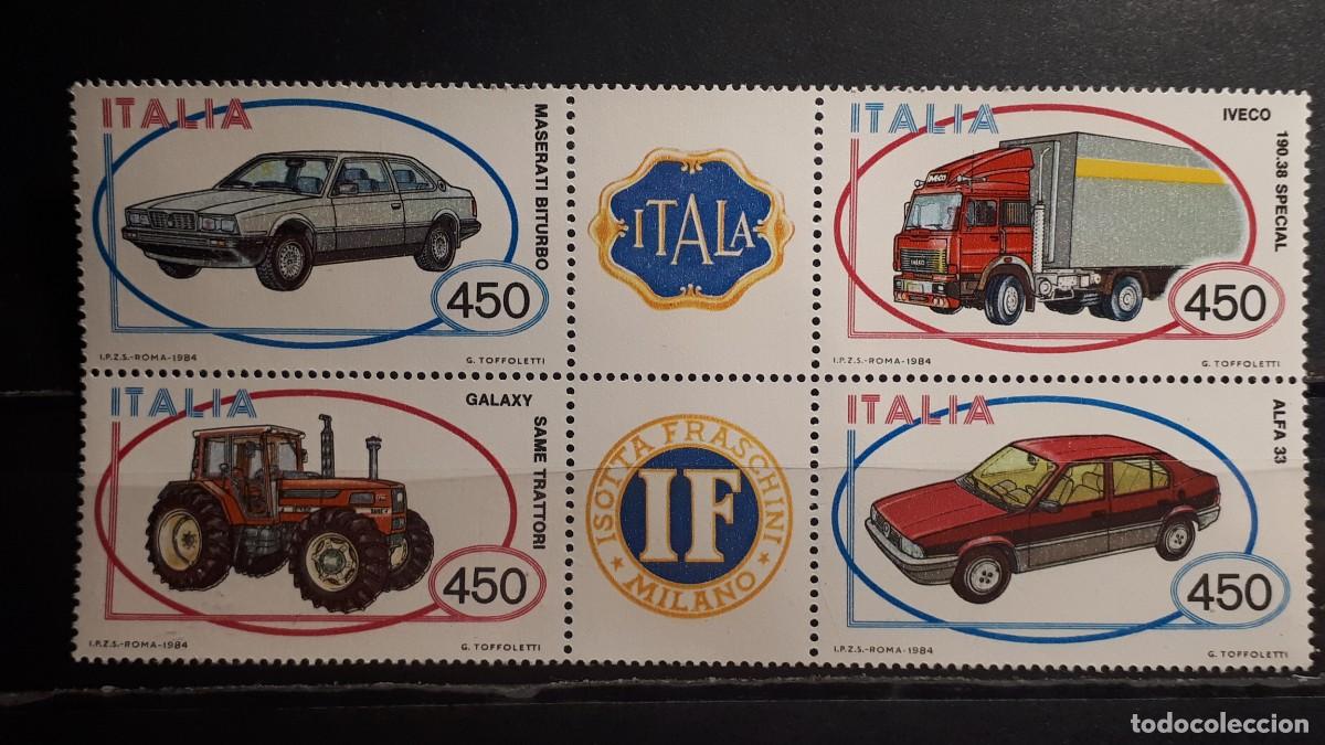 Sellos: ITALIA. A&Ntilde;O 1984. **. YVERT 1604/7