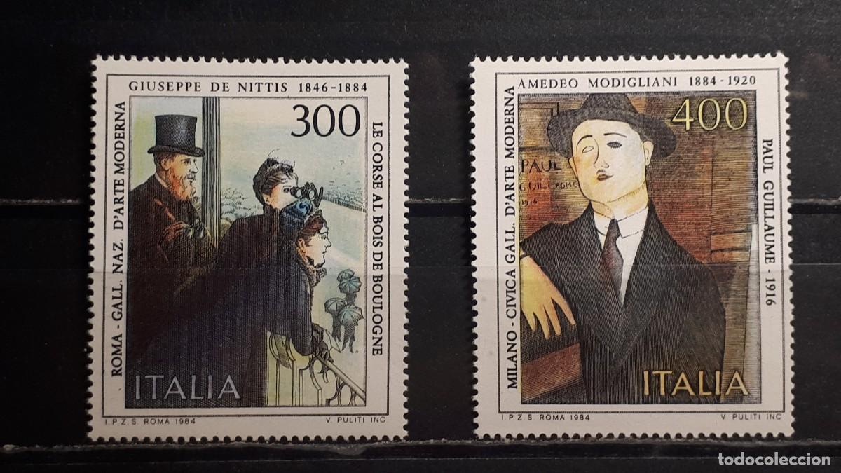 Sellos: ITALIA. A&Ntilde;O 1984. **. YVERT 1601/2