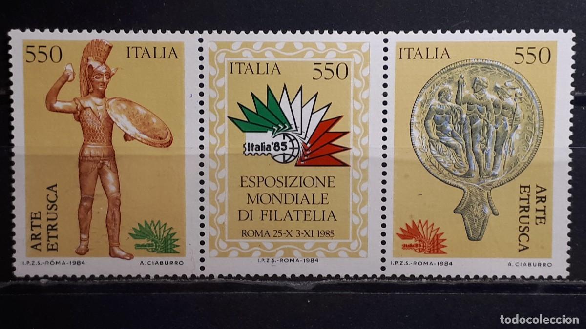 Sellos: ITALIA. A&Ntilde;O 1984. **. YVERT 1634/6