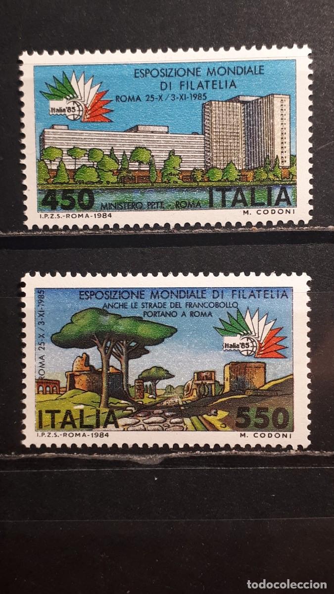 Sellos: ITALIA. A&Ntilde;O 1984. **. YVERT 1615/6