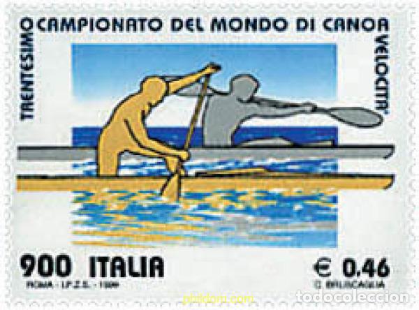 Sellos: 67119 MNH ITALIA 1999 EL DEPORTE ITALIANO. 30 CAMPEONATO DEL MUNDO DE CANOA-KAYAK
