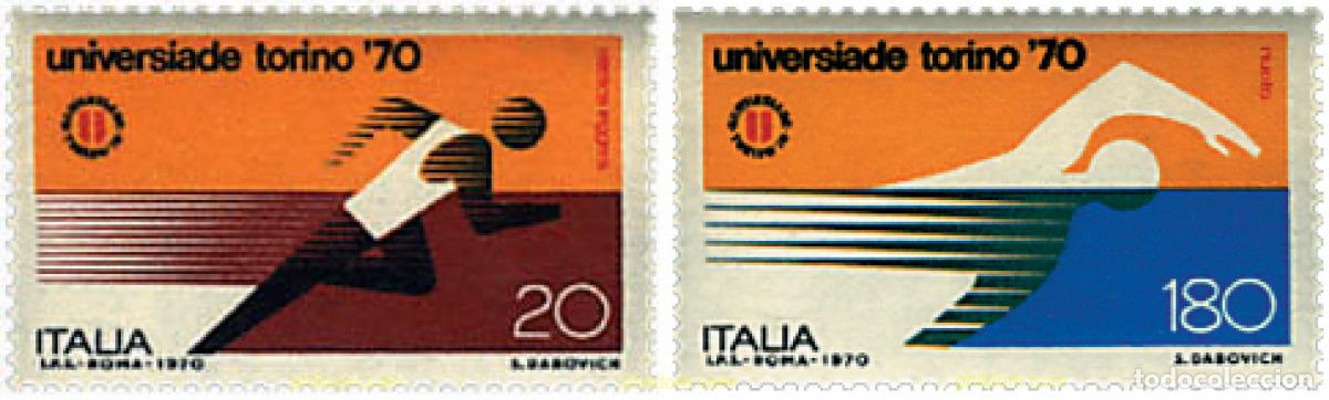 Timbres: 67007 MNH ITALIA 1970 JUEGOS UNIVERSITARIOS EN TURIN