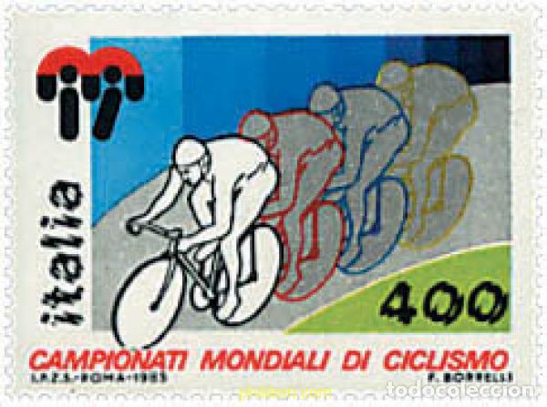 Timbres: 67052 MNH ITALIA 1985 CAMPEONATO DEL MUNDO DE CICLISMO